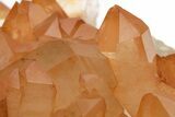 Tangerine Quartz Crystal Cluster - Brazil #229507-1